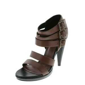 NIB New  Brown Diesel Strappy Heels Sz 6